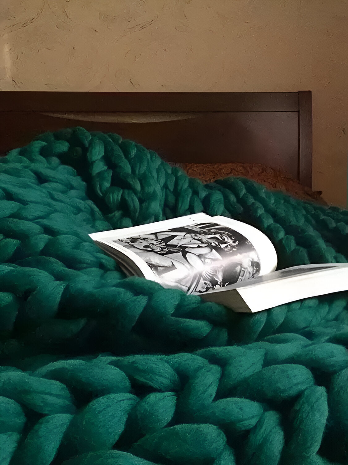 BraidKnit Plaid - Stylisch, Dicke, Atmungsaktive Fleece-Decke mit Flechtmuster