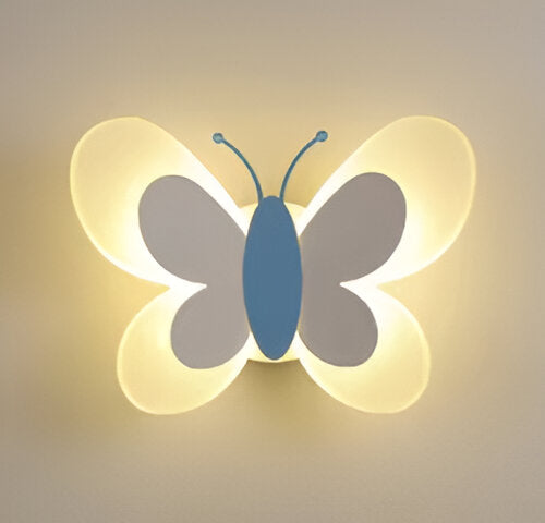 BrilliButterfly Wandleuchte - Charmante Acryl Schmetterling Wandleuchte - Bunte Wandleuchten LED Indoor