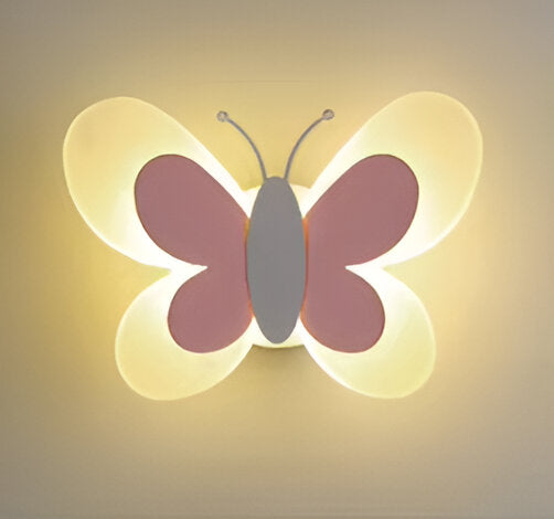 BrilliButterfly Wandleuchte - Charmante Acryl Schmetterling Wandleuchte - Bunte Wandleuchten LED Indoor