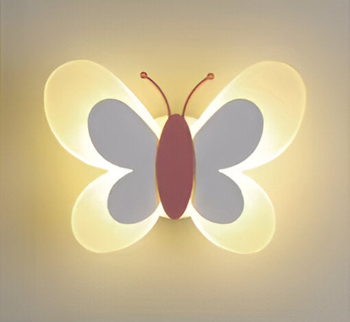 BrilliButterfly Wandleuchte - Charmante Acryl Schmetterling Wandleuchte - Bunte Wandleuchten LED Indoor