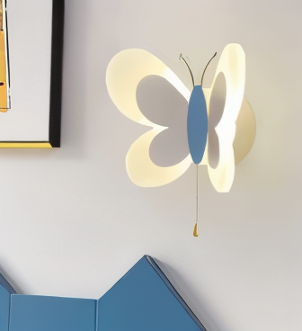 BrilliButterfly Wandleuchte - Charmante Acryl Schmetterling Wandleuchte - Bunte Wandleuchten LED Indoor