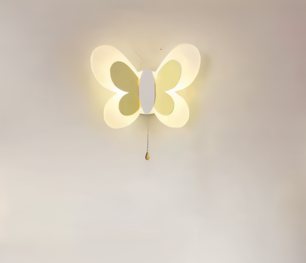 BrilliButterfly Wandleuchte - Charmante Acryl Schmetterling Wandleuchte - Bunte Wandleuchten LED Indoor
