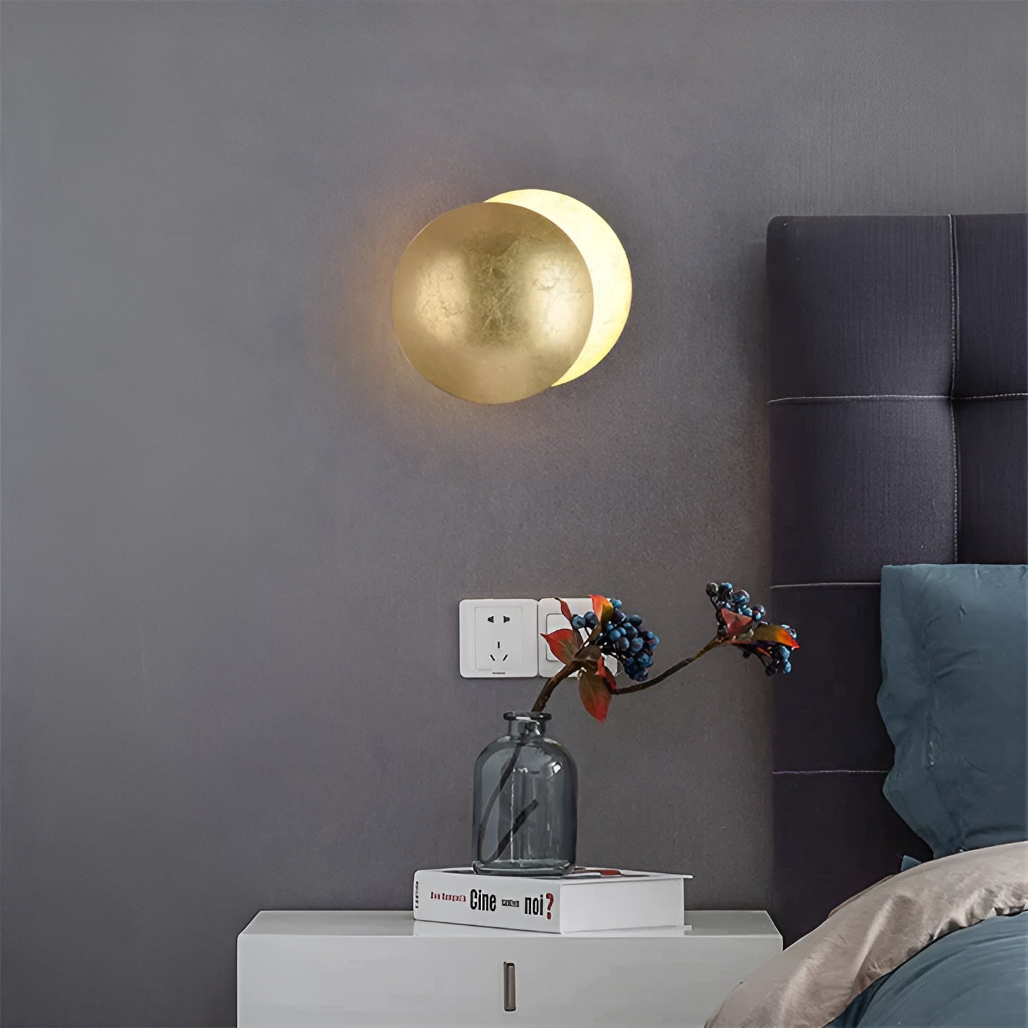 Drehbare LED-Wandlampe zur Verbesserung der Atmosphäre von Zuhause und Büro