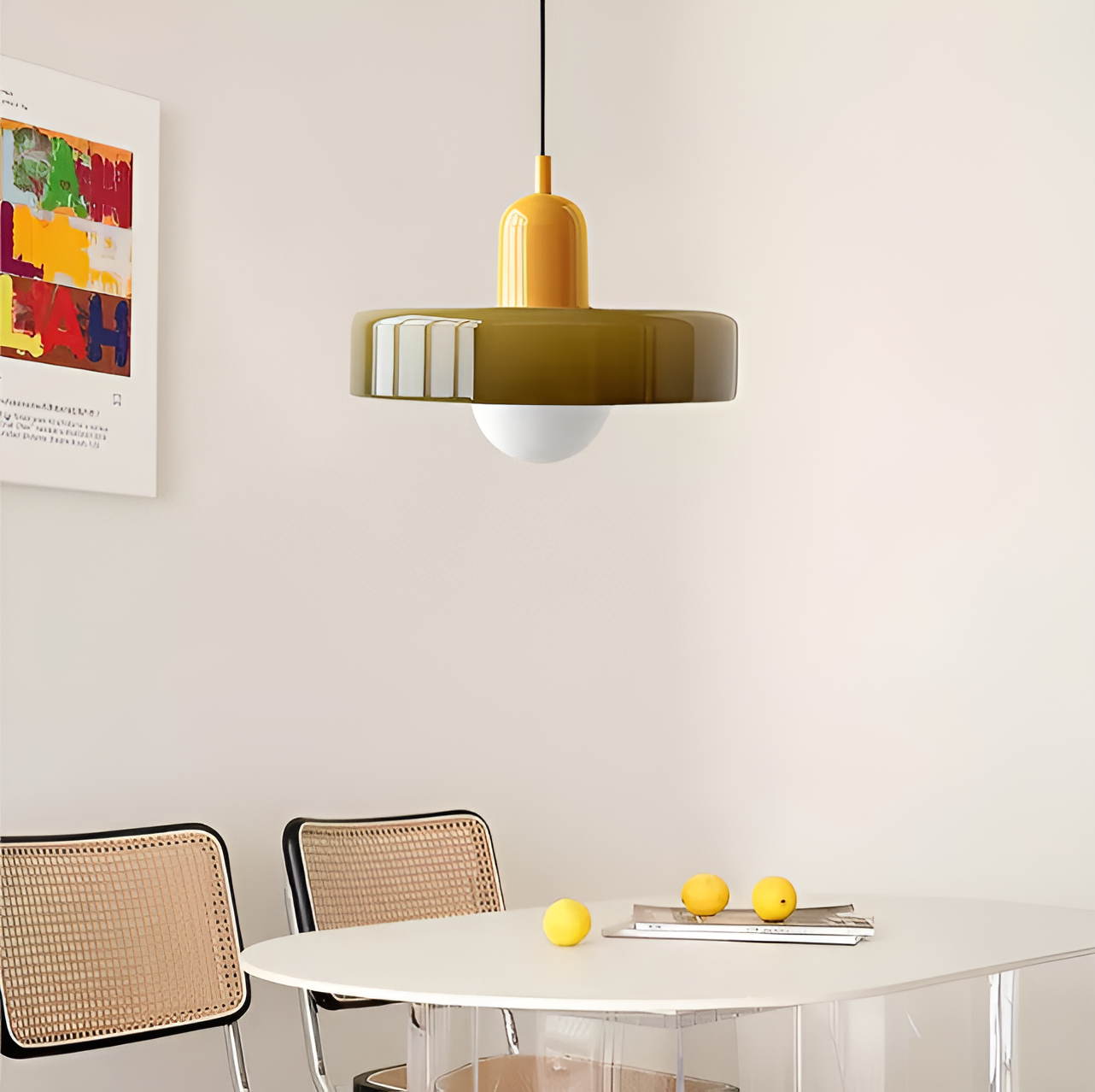 GlampGlow - Verstellbare und farbige Glaskonstruktion, moderne Wandleuchte