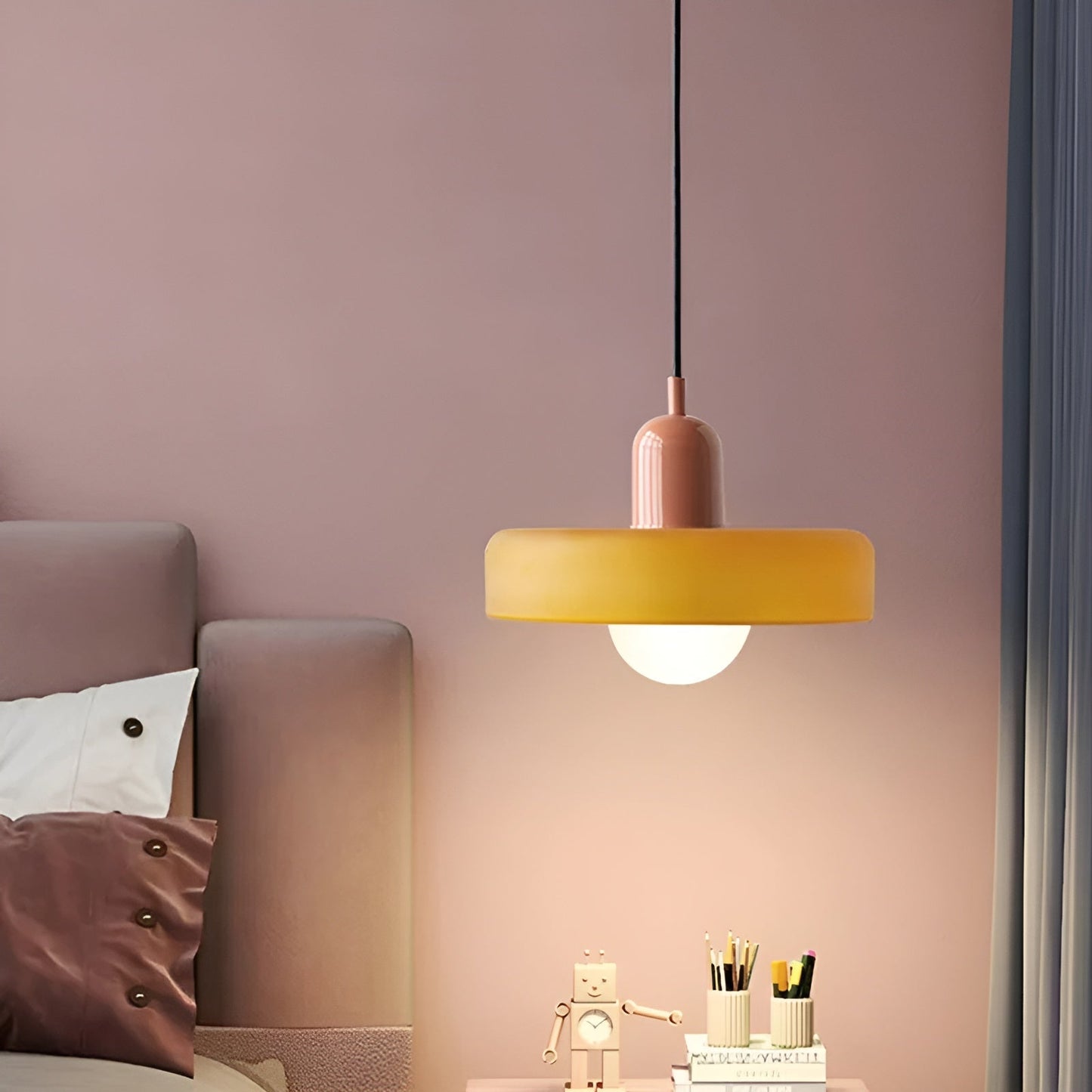 GlampGlow - Verstellbare und farbige Glaskonstruktion, moderne Wandleuchte