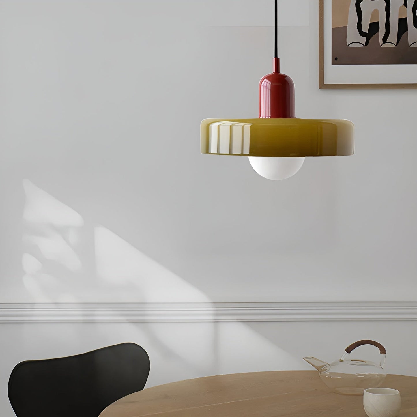 GlampGlow - Verstellbare und farbige Glaskonstruktion, moderne Wandleuchte