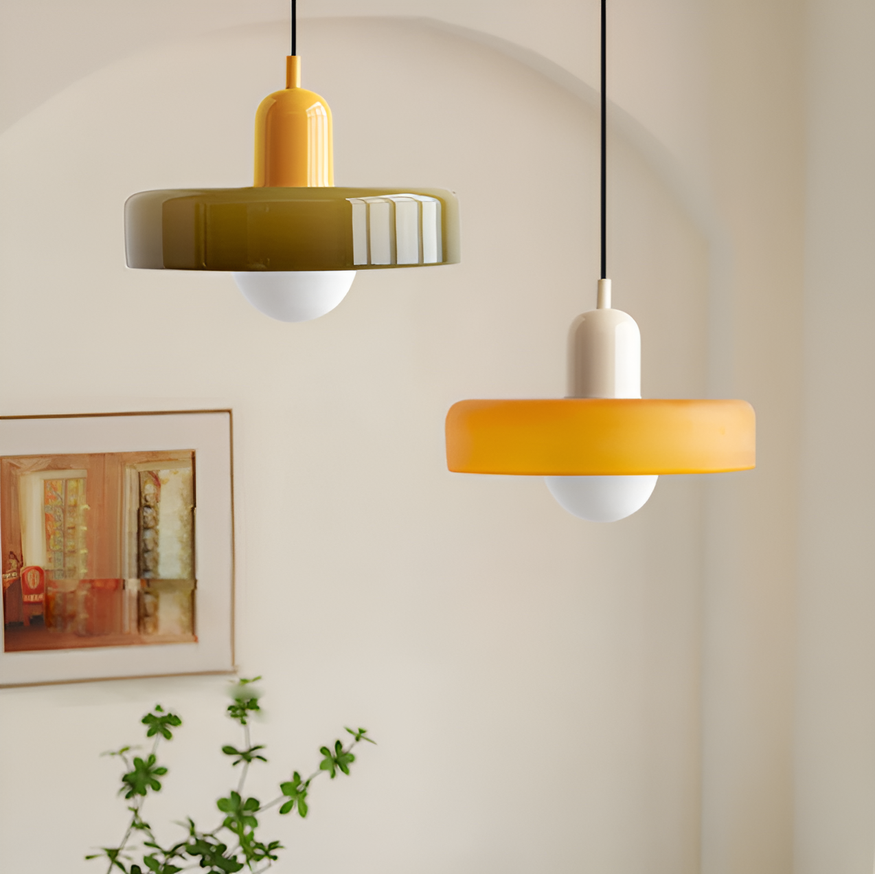 GlampGlow - Verstellbare und farbige Glaskonstruktion, moderne Wandleuchte