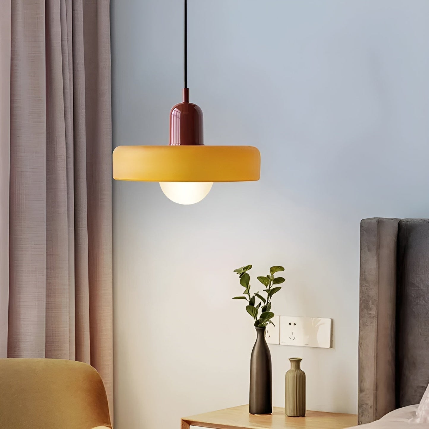 GlampGlow - Verstellbare und farbige Glaskonstruktion, moderne Wandleuchte