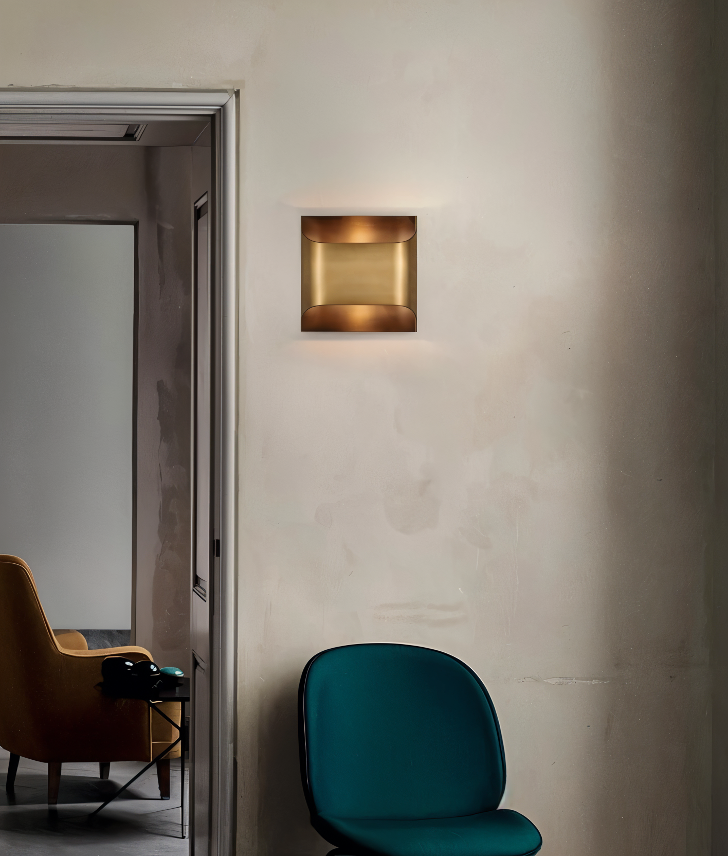 CopperCast Wandleuchte - Moderne Wandlampe - Wandlampe Design - Dimmbare Wandleuchten led