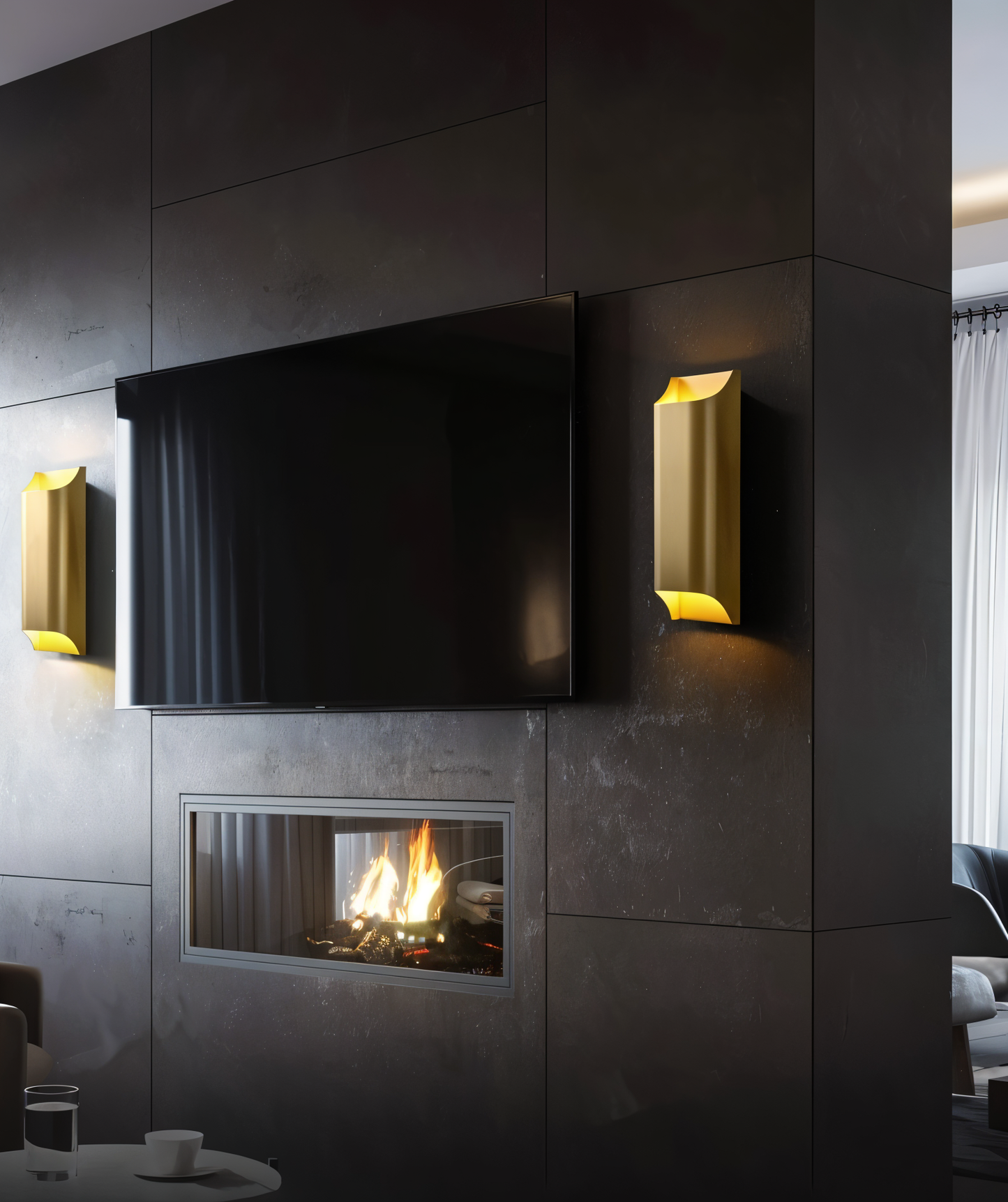 CopperCast Wandleuchte - Moderne Wandlampe - Wandlampe Design - Dimmbare Wandleuchten led