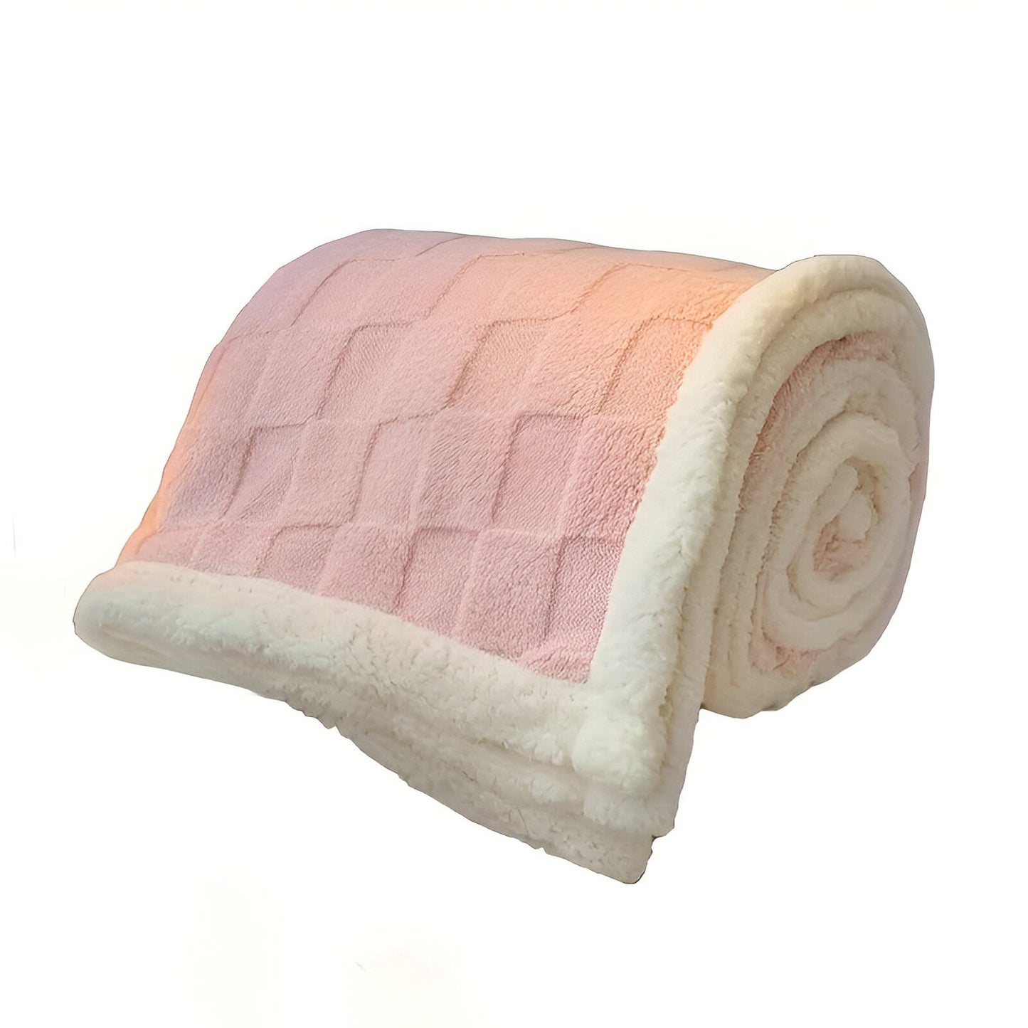 CozyCheck Plaid - Wendbare, Dicke Isolierte Fleece Decke für den Winter