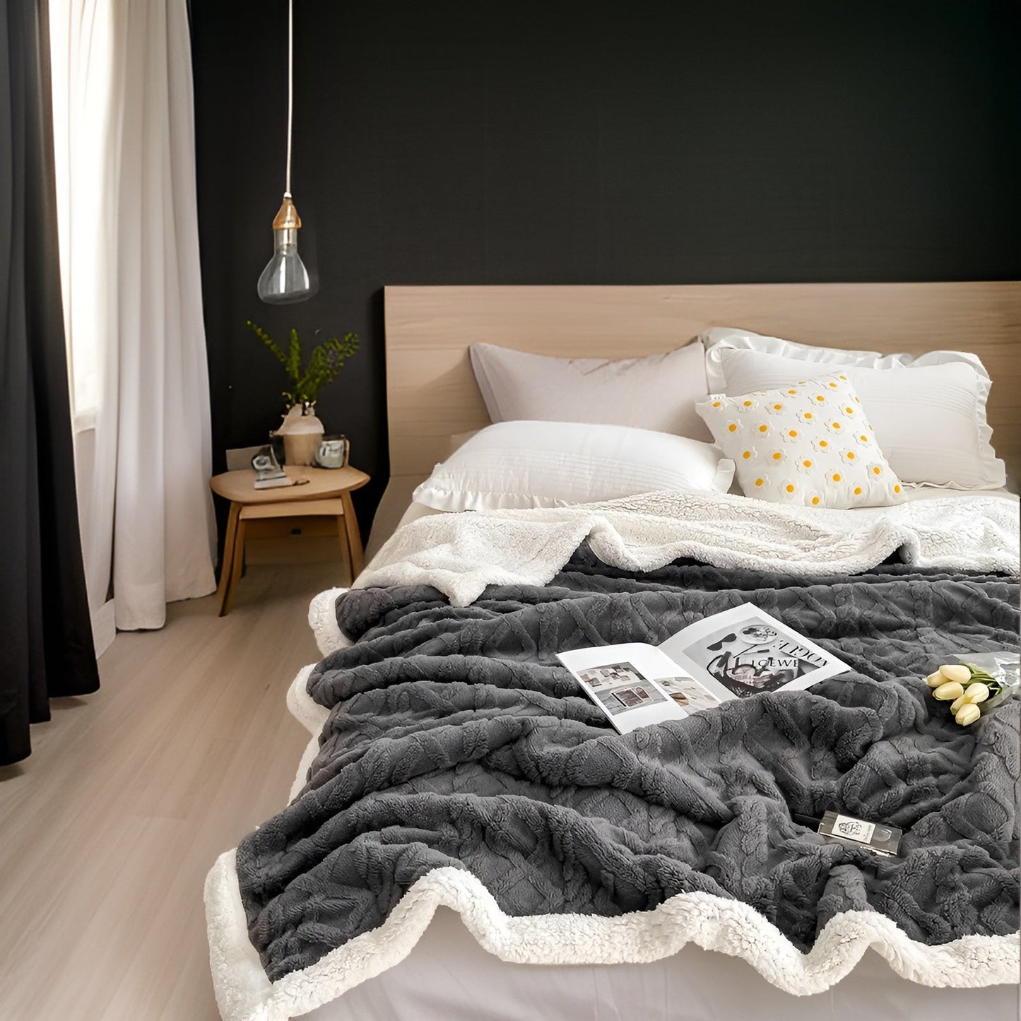 WarmHaven – Luxuriöse doppelseitige Fleece-Decke für ultimativen Winterkomfort