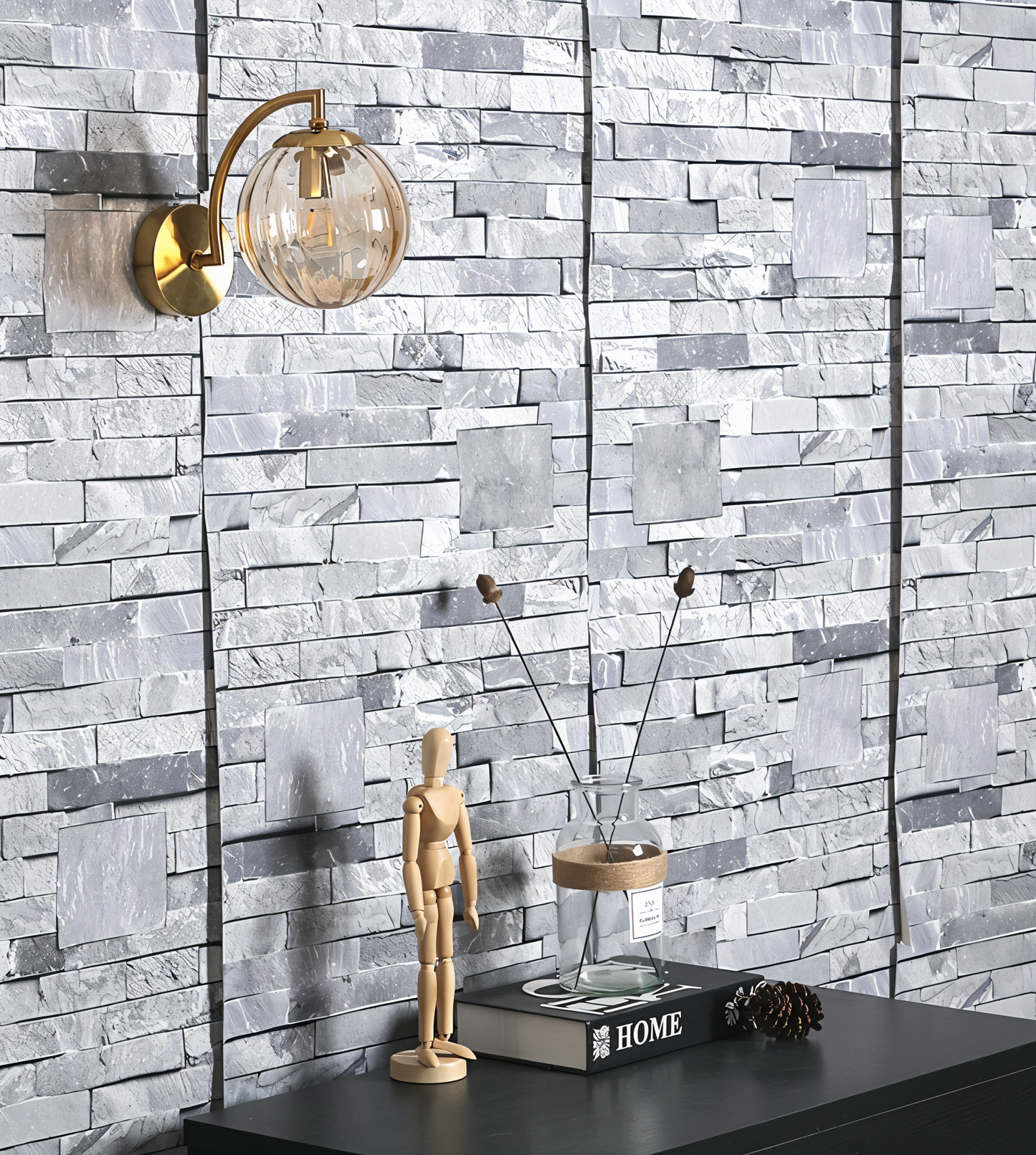 CrystalGlow Wandleuchte - Globe Leuchten Indoor - Retro Glas LED Schlafzimmer Wandleuchte