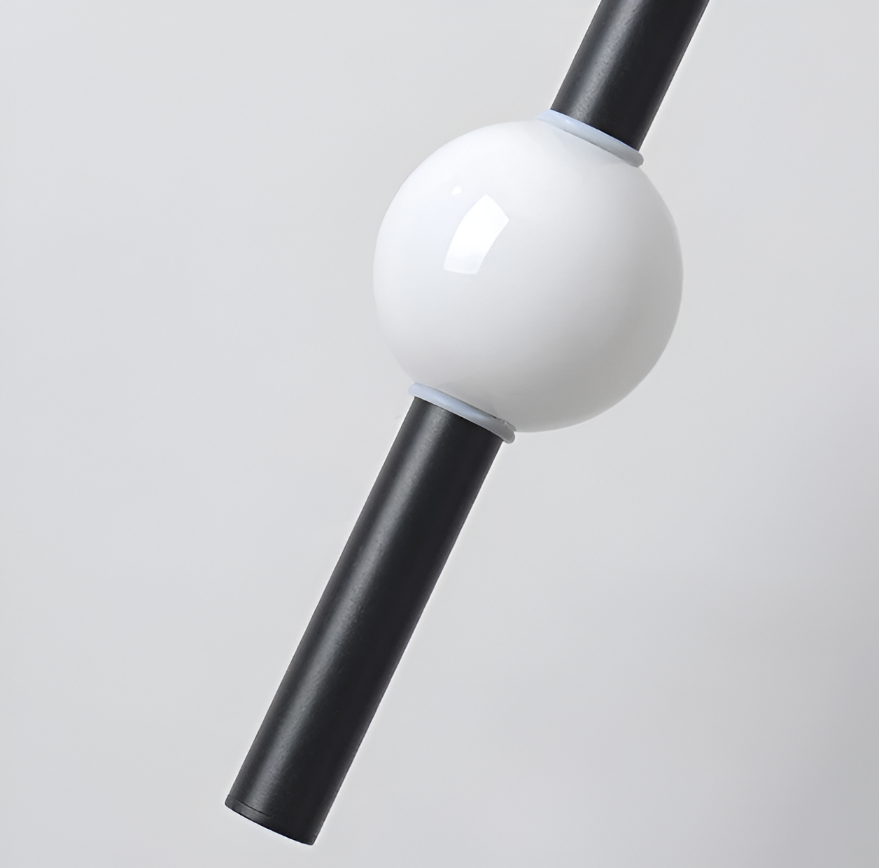 CyliWand LED Pendelleuchte - Minimalistische Geometrische Hängelampe in Schwarz/Weiß