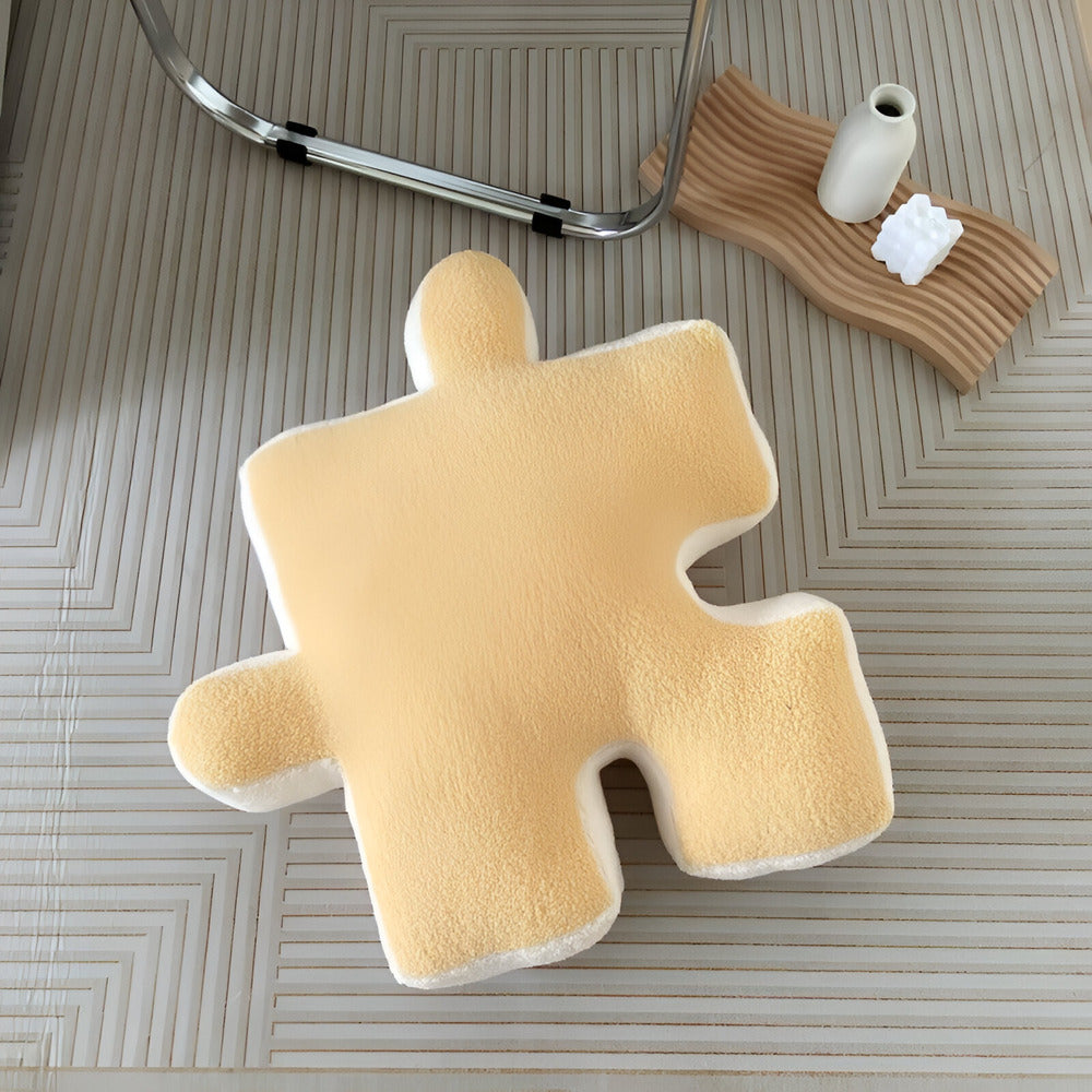 Buntes 3D Puzzle Kissen - Interaktives Stoffspielzeug für Kinder und Erwachsene