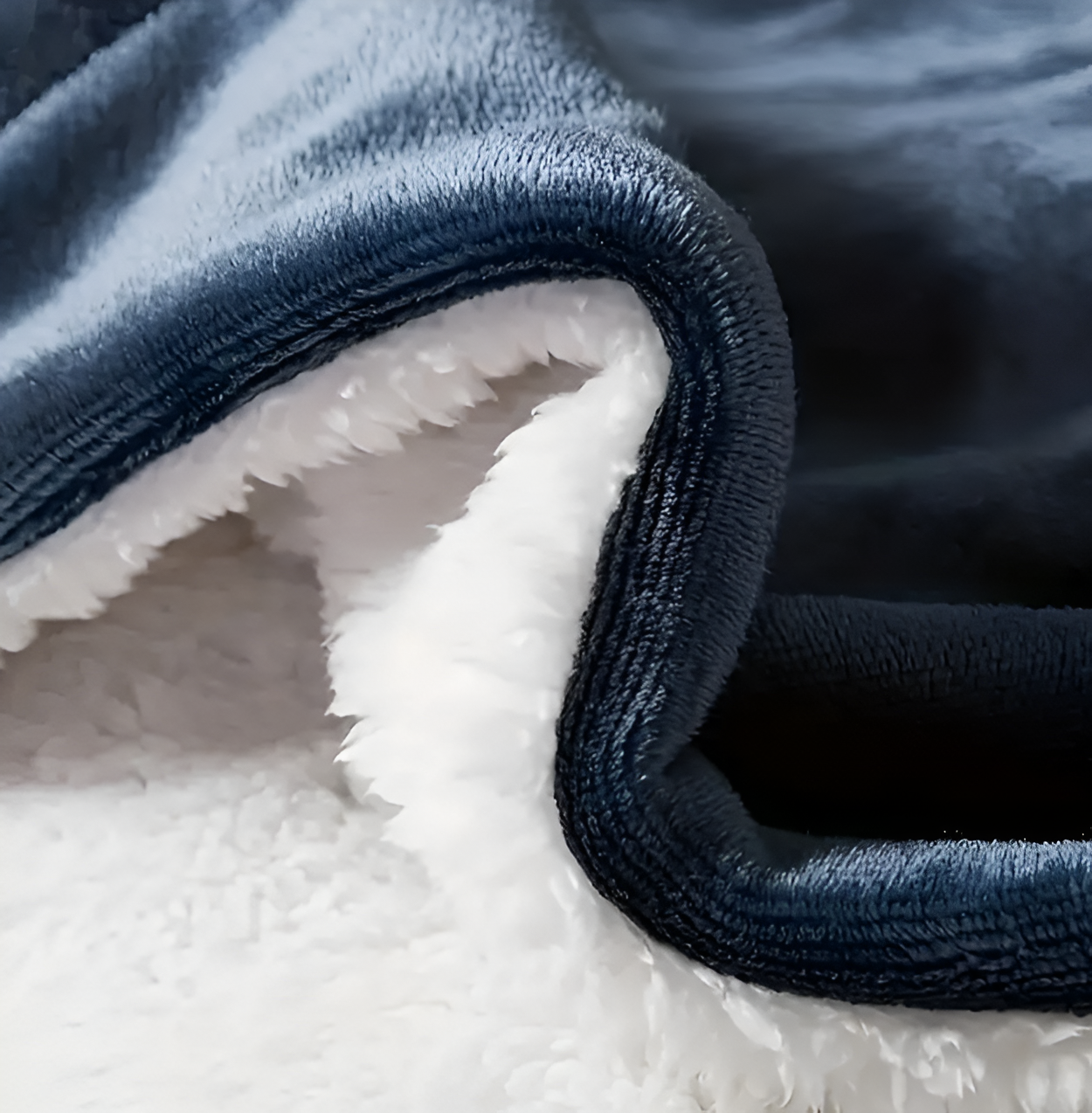 Fleecy Plaid - Dicke & Flauschige Flanell Sherpa Fleece Decke