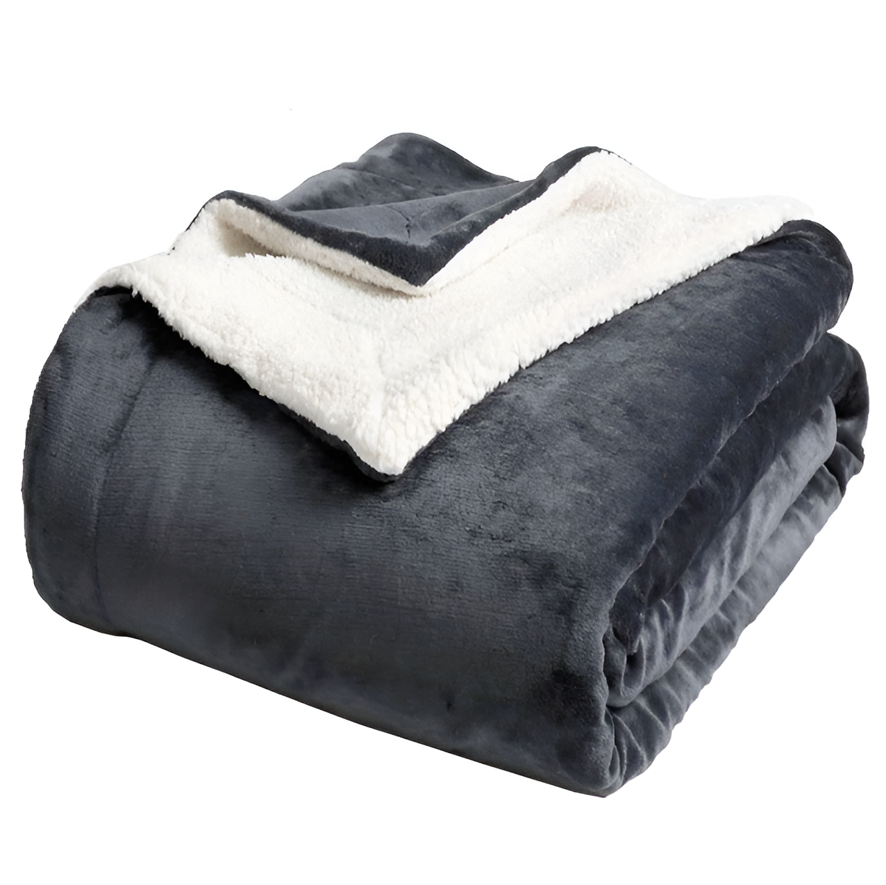 Fleecy Plaid - Dicke & Flauschige Flanell Sherpa Fleece Decke
