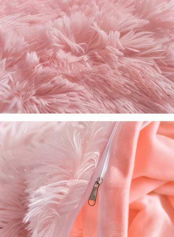 FlufFur Bettwäsche - Ultra Flauschige Fleece Bettdecke - Atmungsaktive Bettwäsche Set