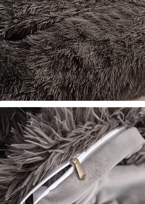 FlufFur Bettwäsche - Ultra Flauschige Fleece Bettdecke - Atmungsaktive Bettwäsche Set