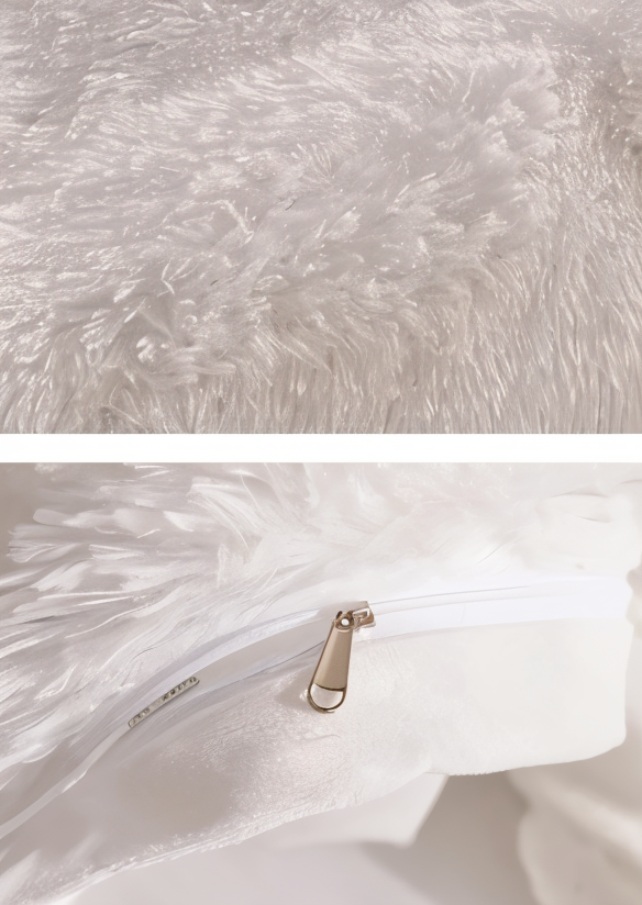 FlufFur Bettwäsche - Ultra Flauschige Fleece Bettdecke - Atmungsaktive Bettwäsche Set