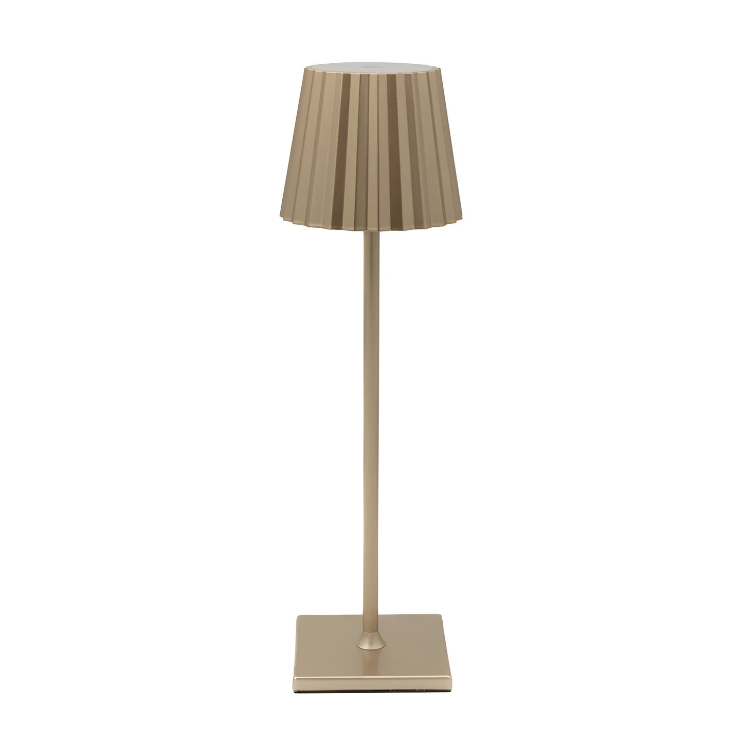 Garduru - LED Tischlampe kabellos, aufladbar und wasserdicht mit Touch-Bedienung