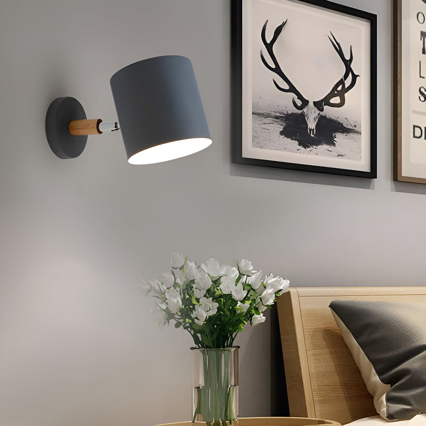 NordicGlow – Verstellbare Wandlampe mit Pastell-Eleganz