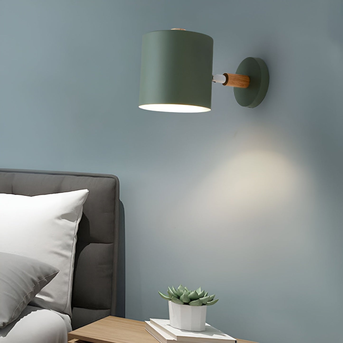 NordicGlow – Verstellbare Wandlampe mit Pastell-Eleganz