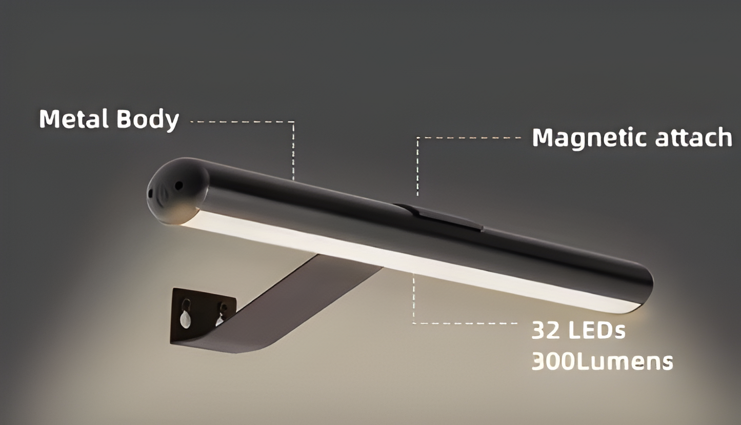 MagniLite Wandlampe - 120° drehbare kabellose Wandlampe - USB wiederaufladbare Wandlampen LED