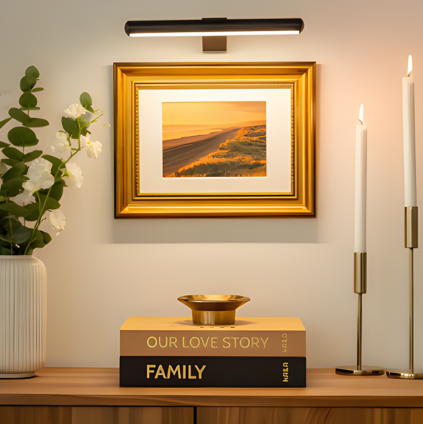 MagniLite Wandlampe - 120° drehbare kabellose Wandlampe - USB wiederaufladbare Wandlampen LED