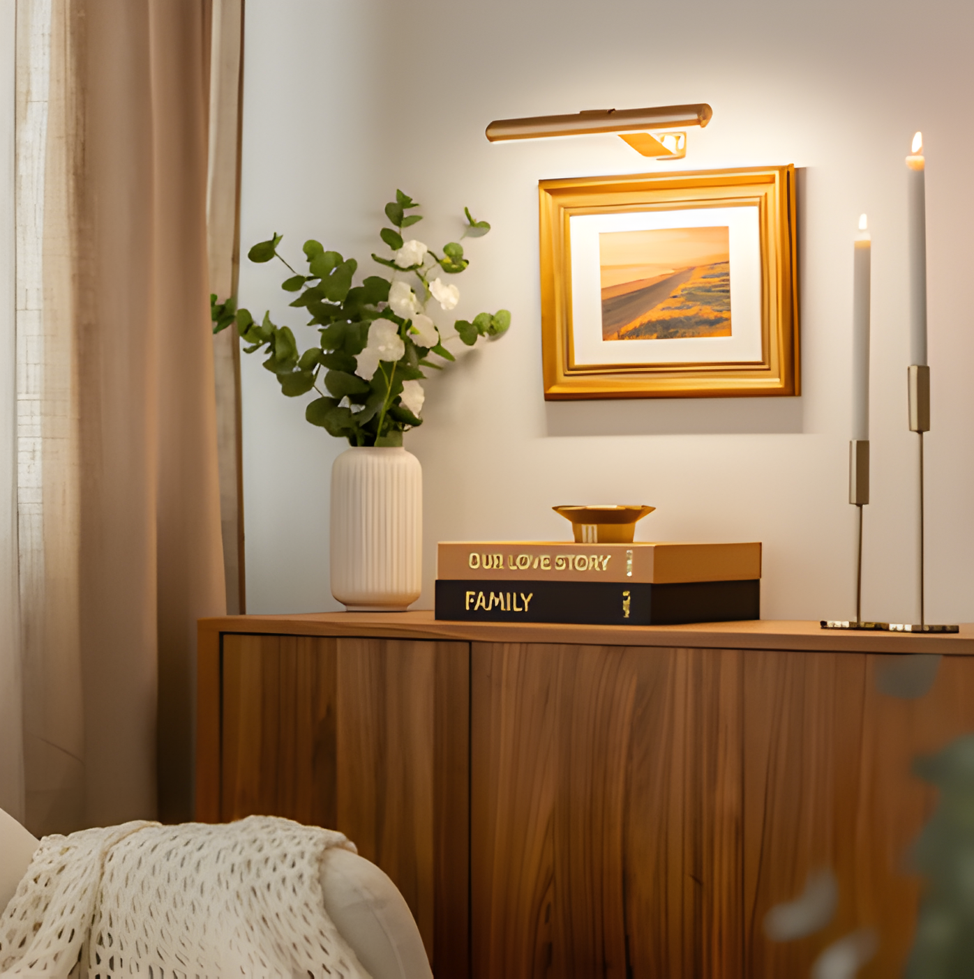 MagniLite Wandlampe - 120° drehbare kabellose Wandlampe - USB wiederaufladbare Wandlampen LED