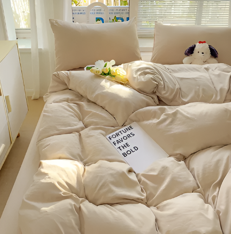 MaxComfy Bettwäsche - Hochwertige Weiche Polyester Bettdecke