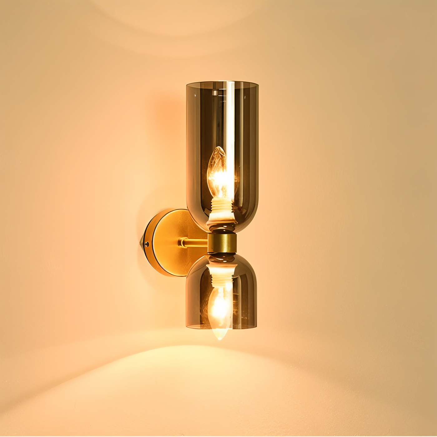 Nordic Updown Wandlampe - Glas Wandlampe - Flur Wandlampe Design - Moderne Wandlampen LED