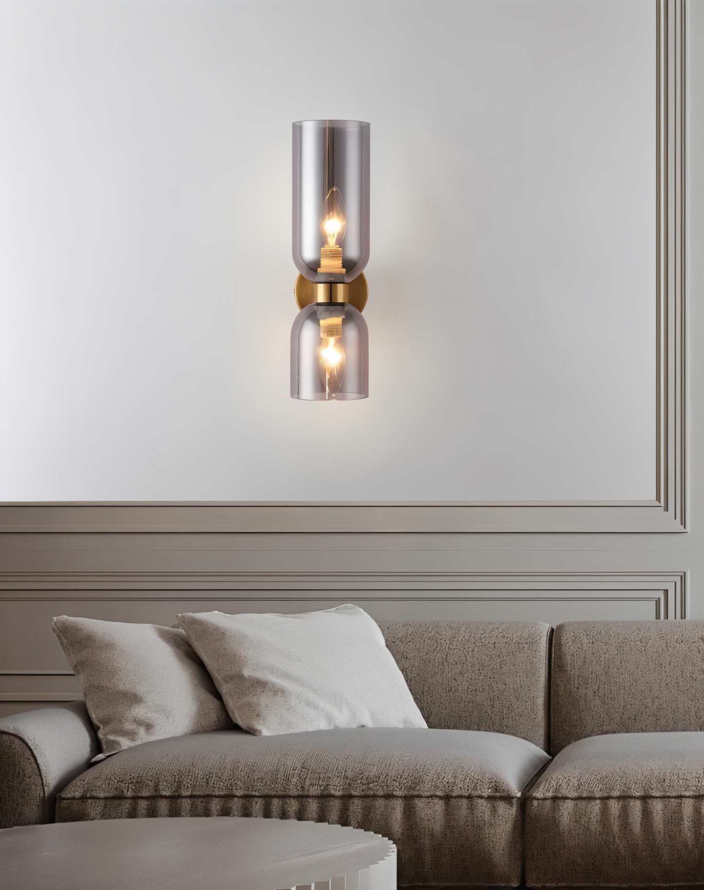 Nordic Updown Wandlampe - Glas Wandlampe - Flur Wandlampe Design - Moderne Wandlampen LED