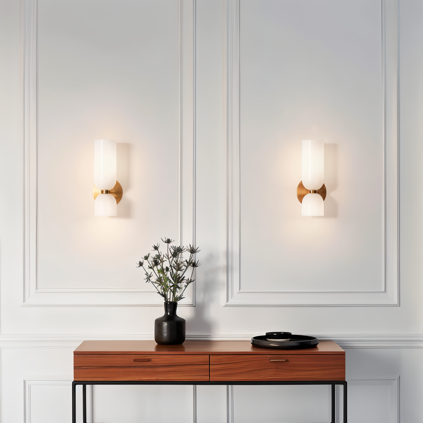 Nordic Updown Wandlampe - Glas Wandlampe - Flur Wandlampe Design - Moderne Wandlampen LED