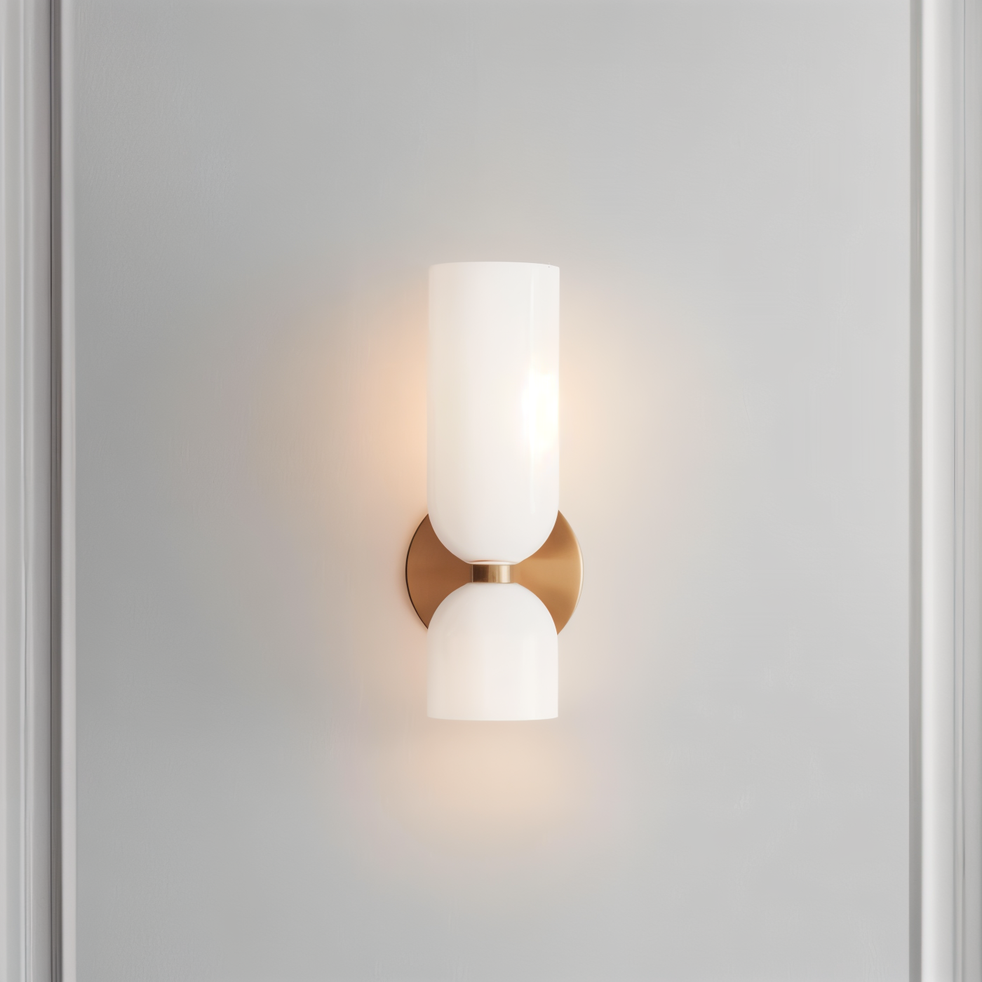 Nordic Updown Wandlampe - Glas Wandlampe - Flur Wandlampe Design - Moderne Wandlampen LED