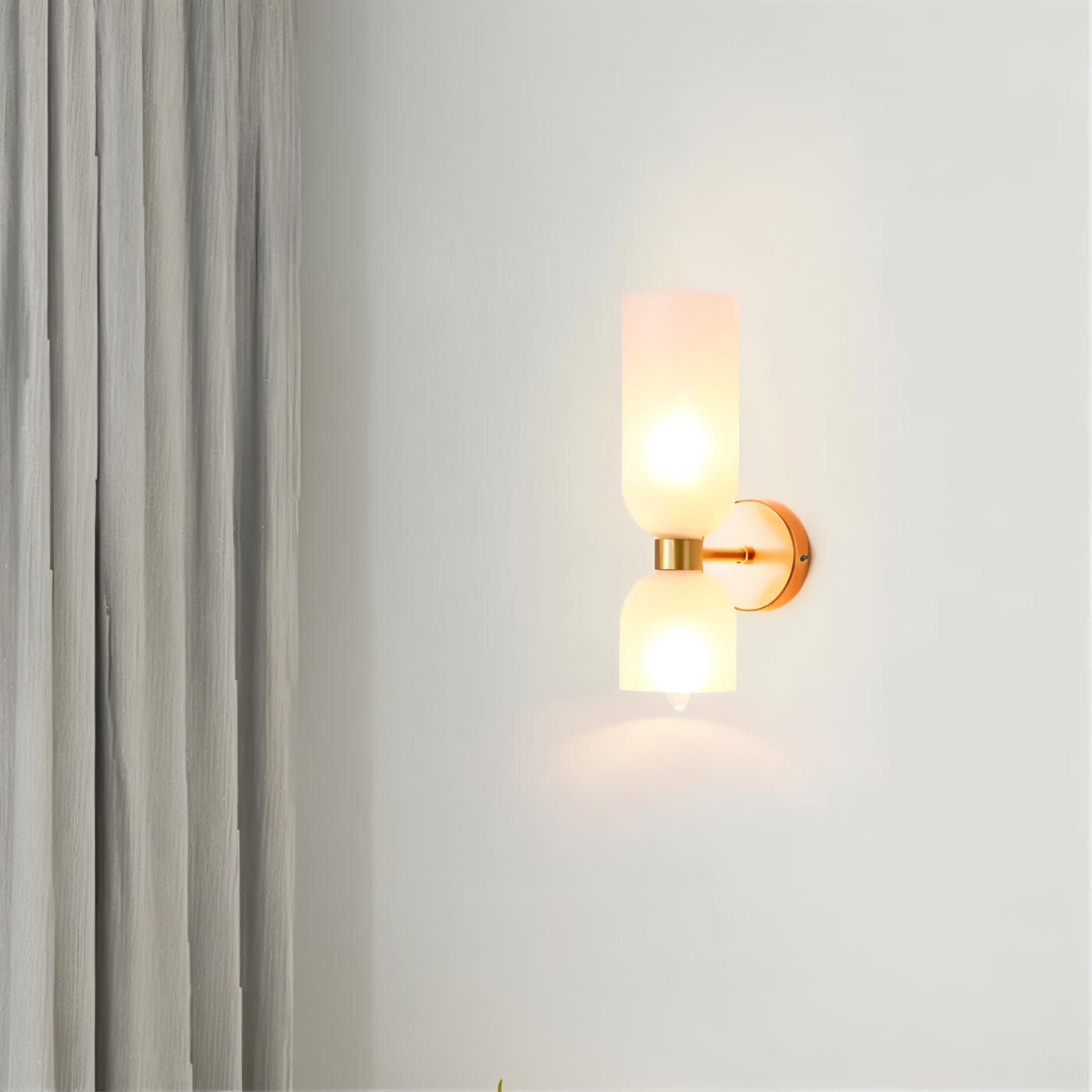 Nordic Updown Wandlampe - Glas Wandlampe - Flur Wandlampe Design - Moderne Wandlampen LED