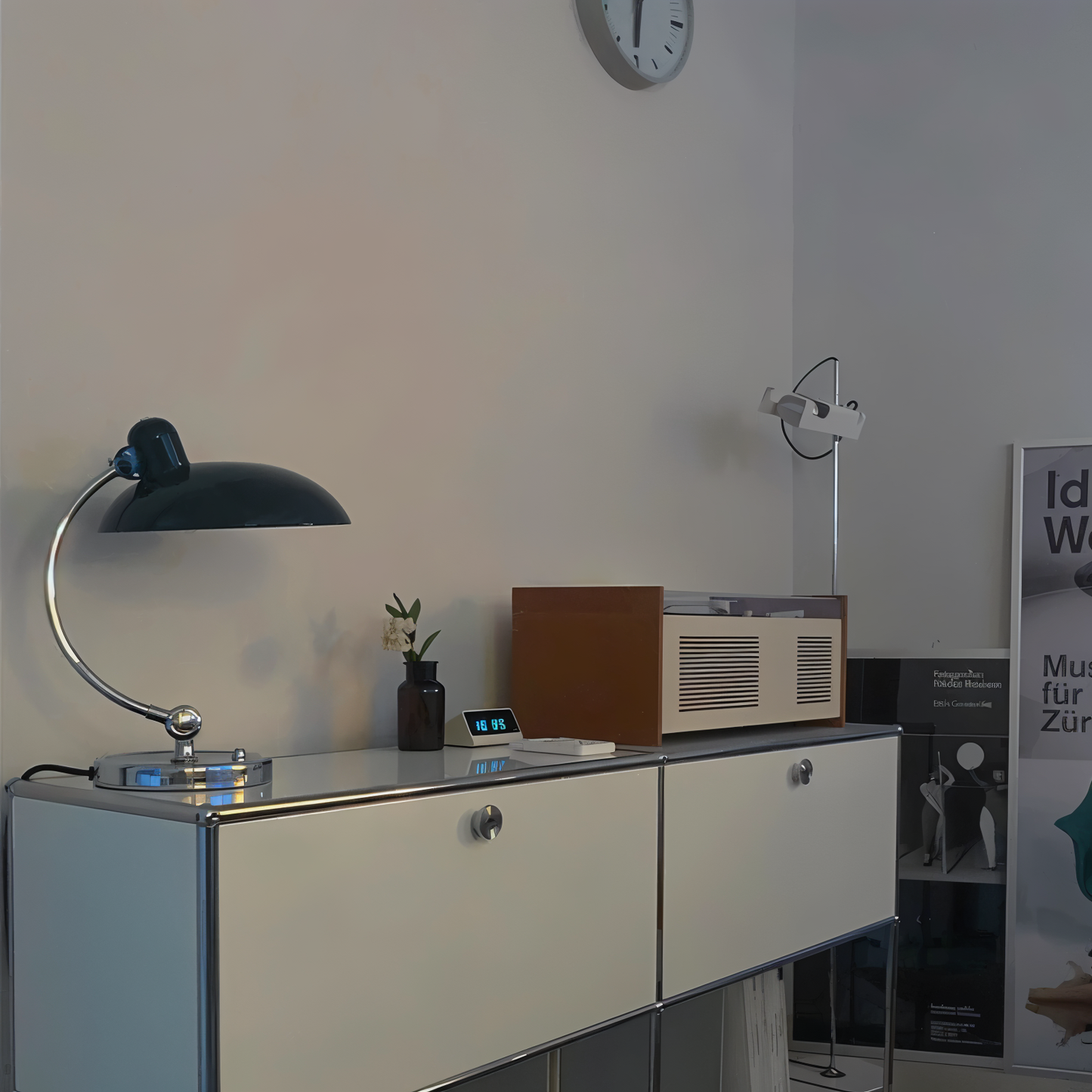 NostaChic Tischlampe - Verstellbare Vintage Eisen Kuppel Schreibtischlampe