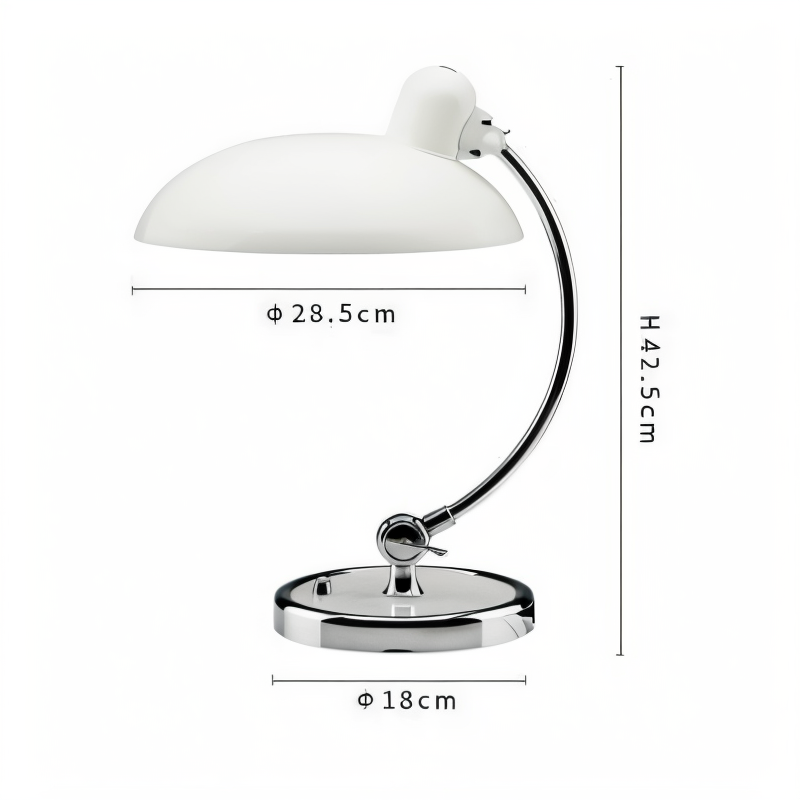 NostaChic Tischlampe - Verstellbare Vintage Eisen Kuppel Schreibtischlampe