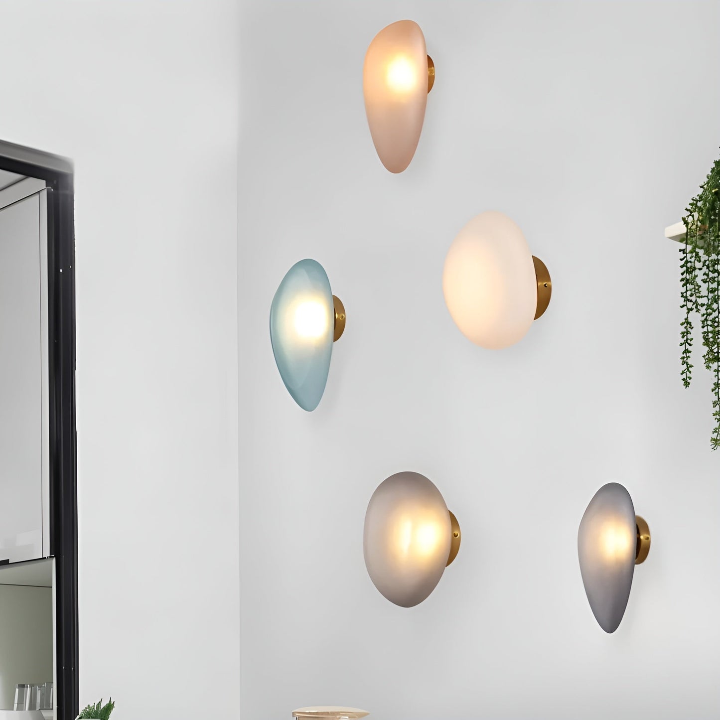 Garduru Light – Nordische Kieselstein-Style LED-Wandleuchte