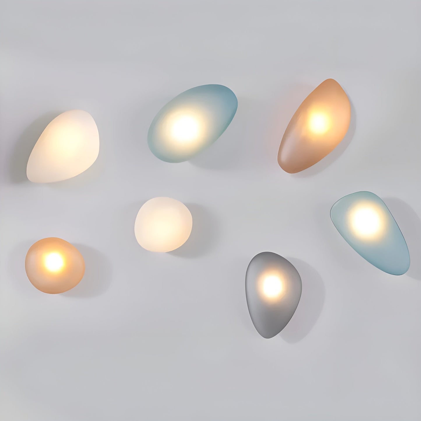 Garduru Light – Nordische Kieselstein-Style LED-Wandleuchte