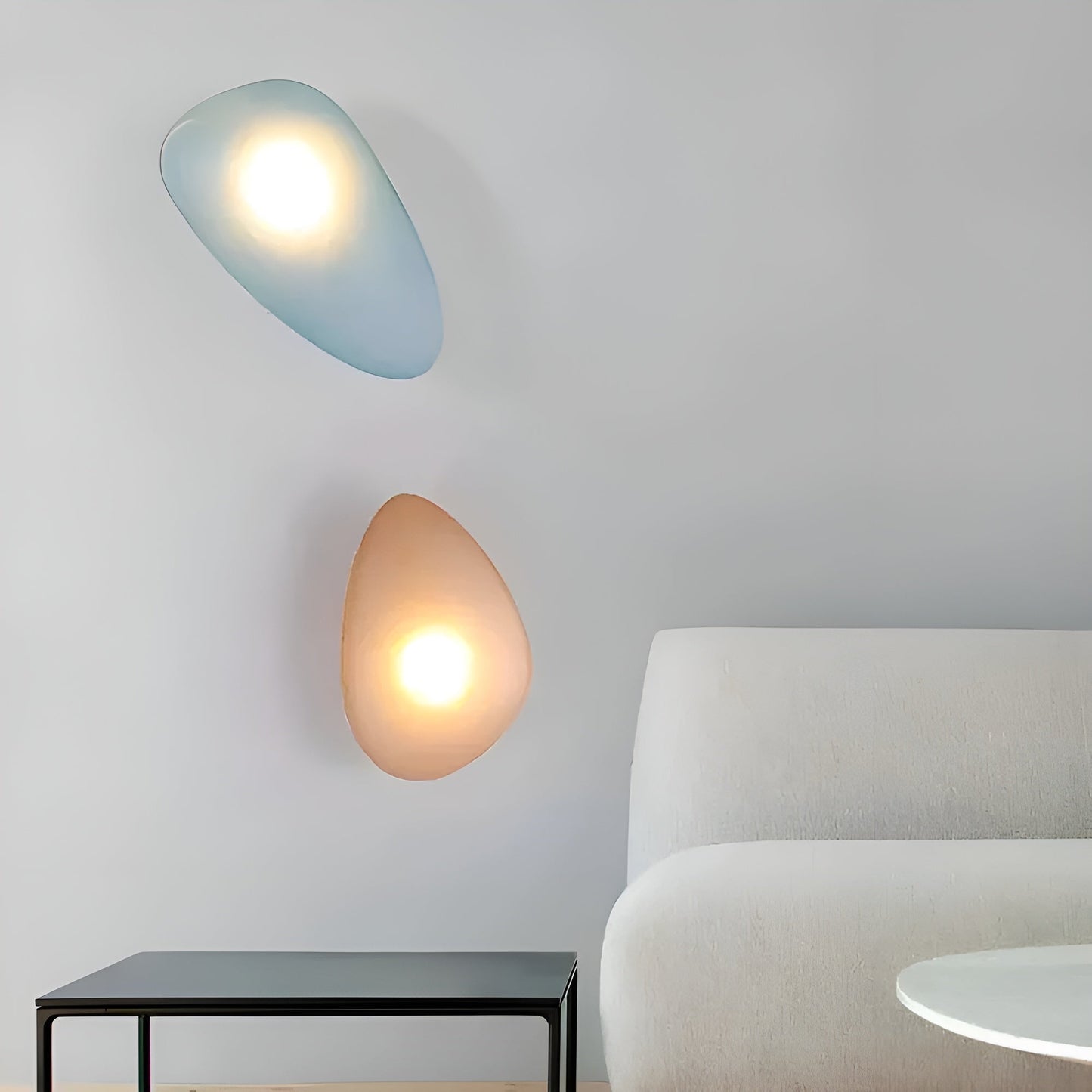 Garduru Light – Nordische Kieselstein-Style LED-Wandleuchte