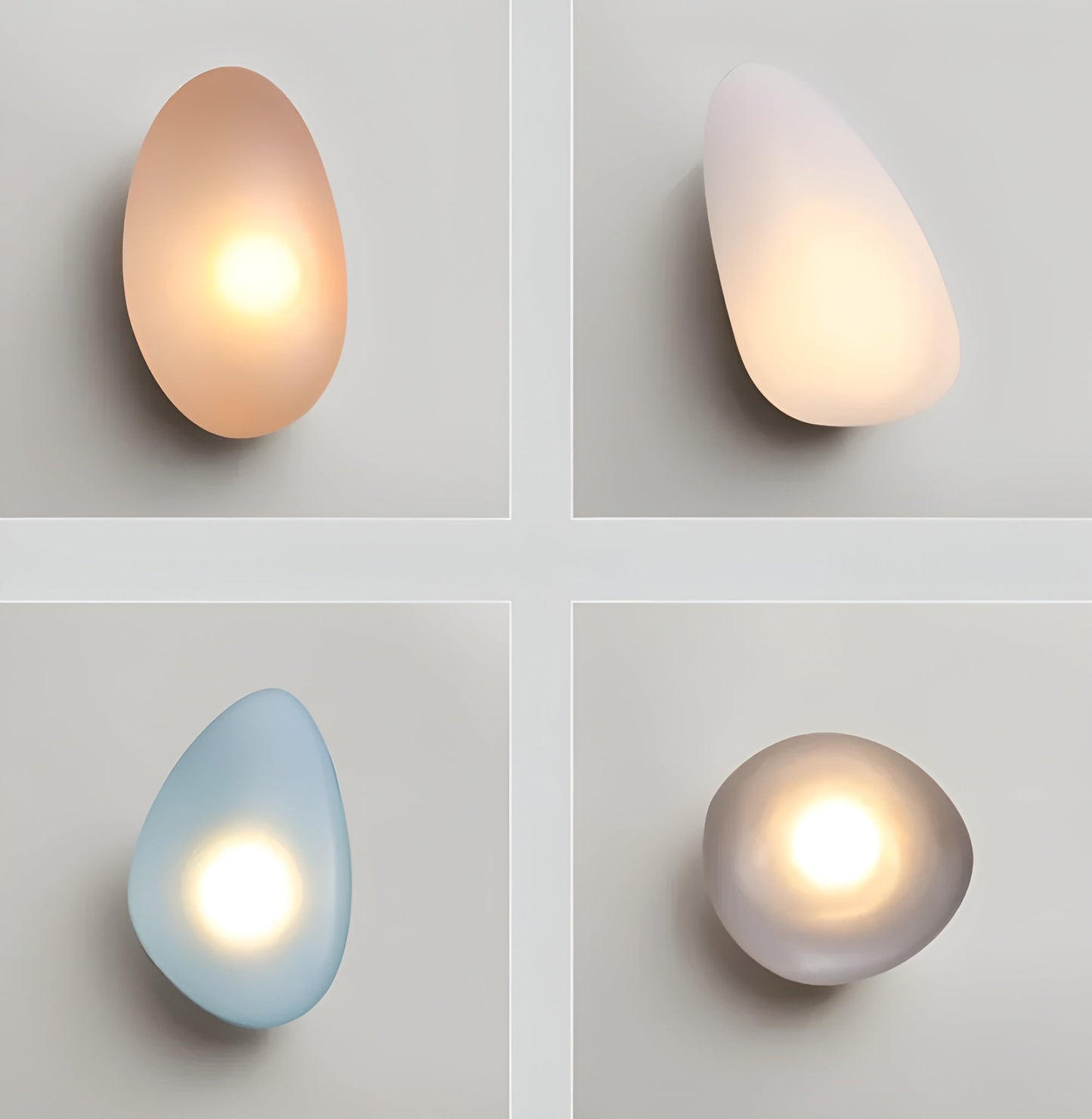 Garduru Light – Nordische Kieselstein-Style LED-Wandleuchte