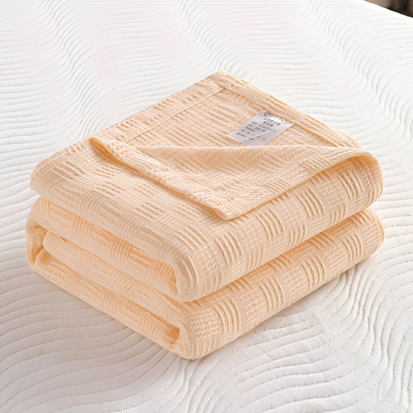PlainPlush Plaid - Atmungsaktive Baumwolle Gestrickt Fleece Decke für Stilvollen Komfort