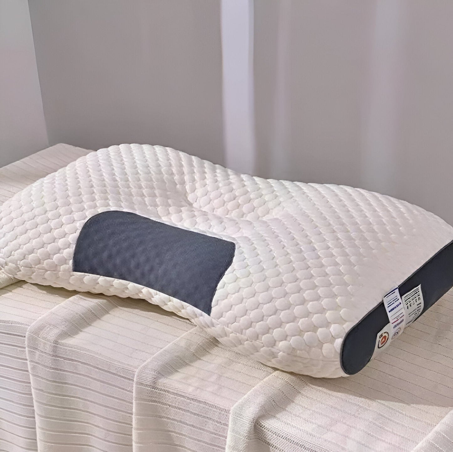 PolyePlush Kopfkissen - Premium Komfort Nackenkissen für Schmerz & Müdigkeit Linderung