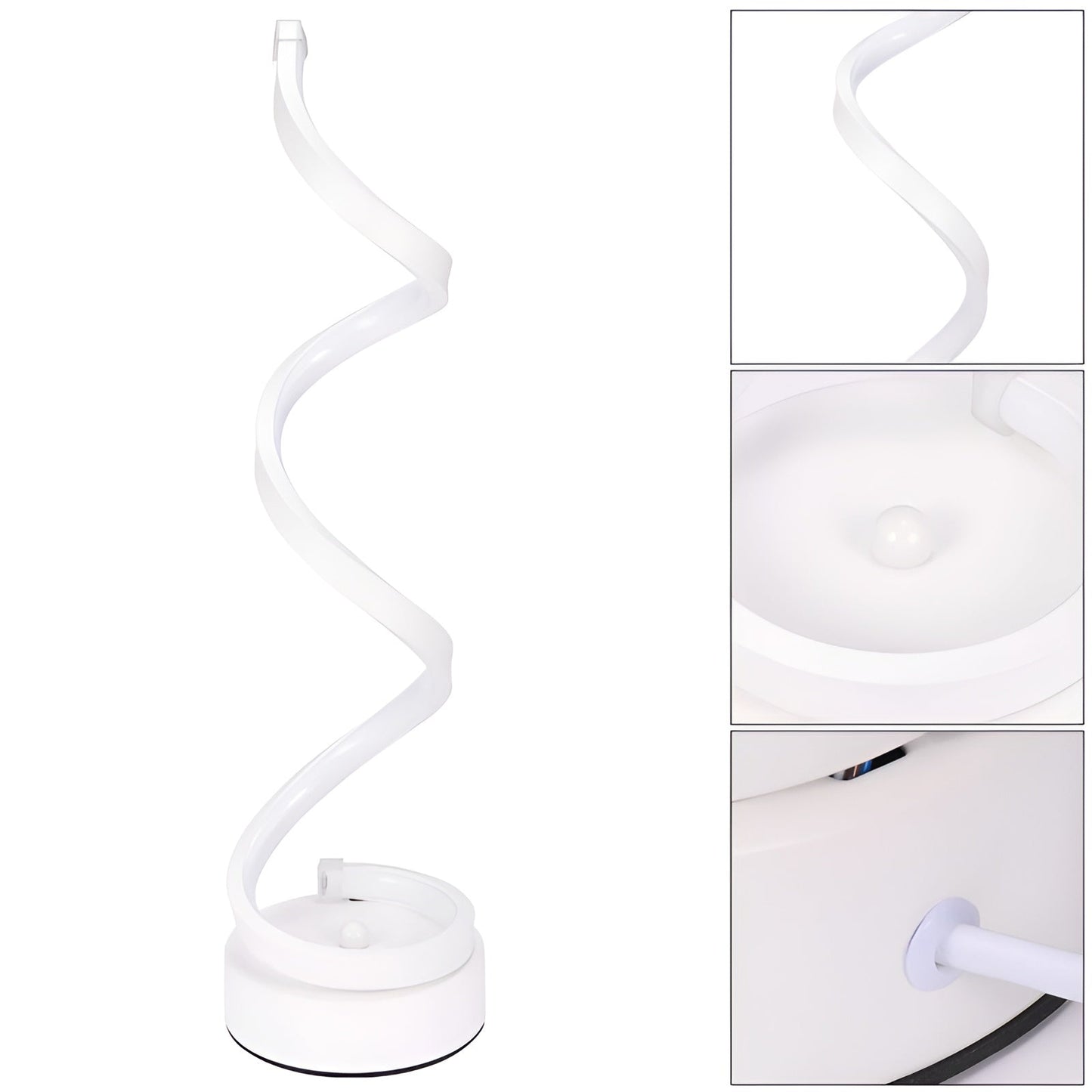Garduru Curve- Spiralförmige LED-Tischleuchte mit Berührungssteuerung