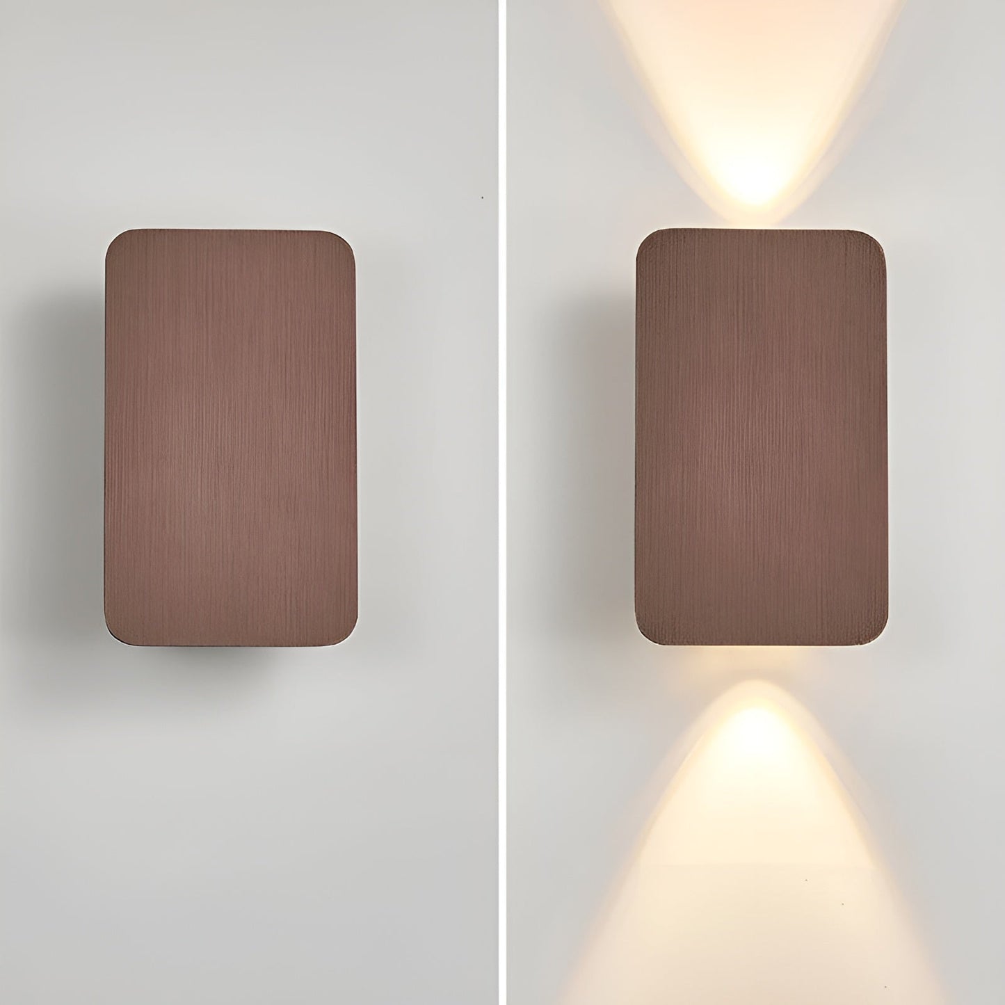 LED-Wandlicht - Mini Rechteckiges Minimalistisches Design für Zuhause & Büro