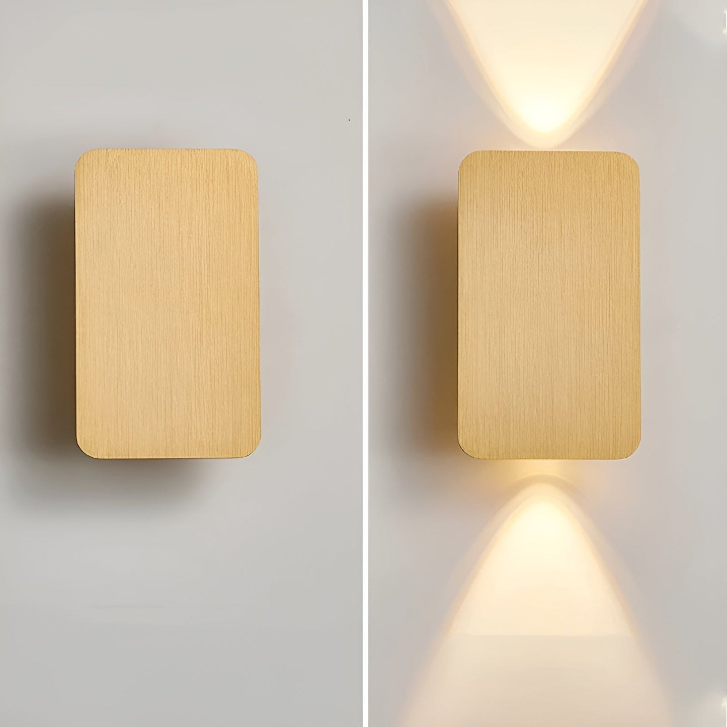 LED-Wandlicht - Mini Rechteckiges Minimalistisches Design für Zuhause & Büro