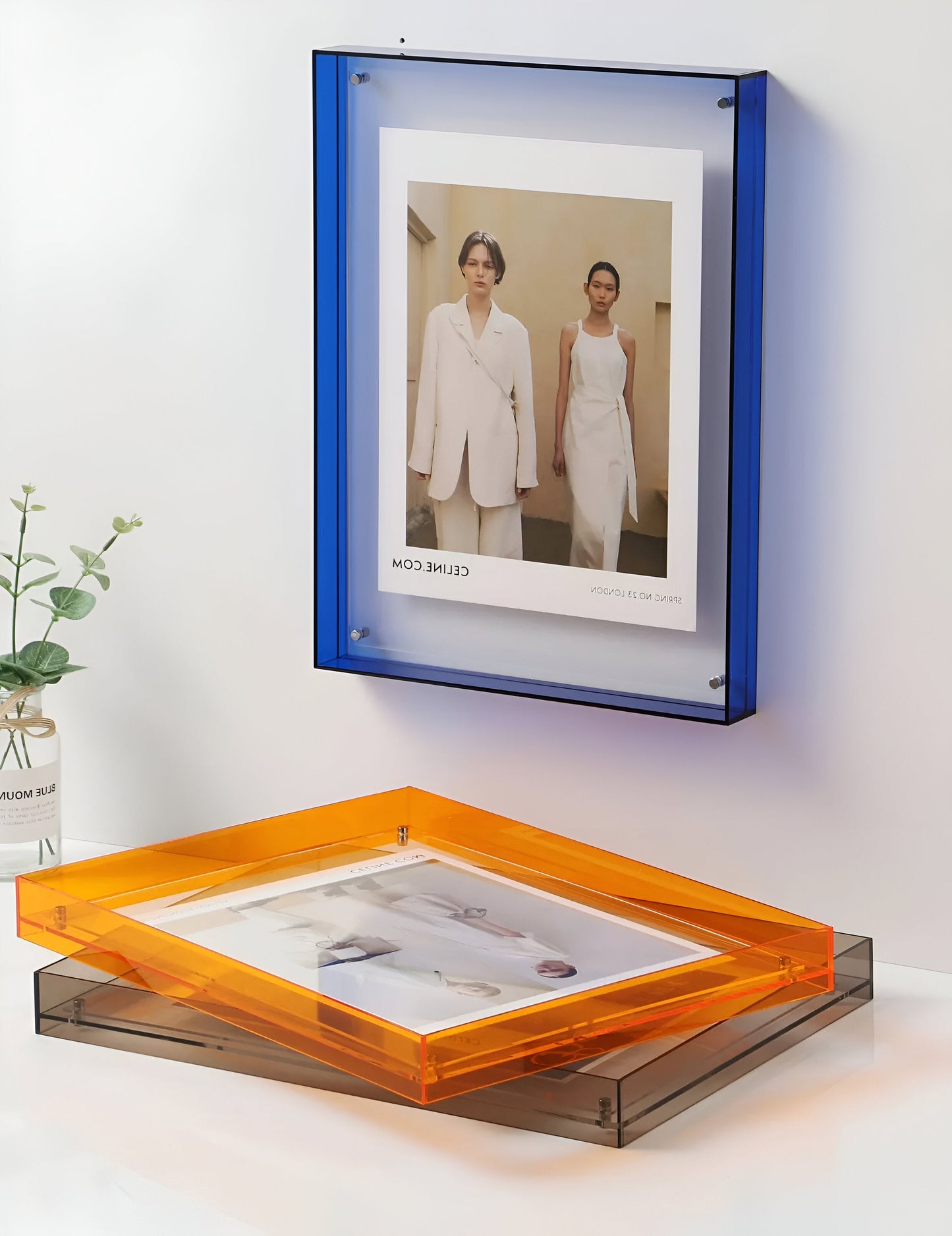 RectaCryl Bilderrahmen - Moderner, Minimalistischer Acryl Bilderrahmen