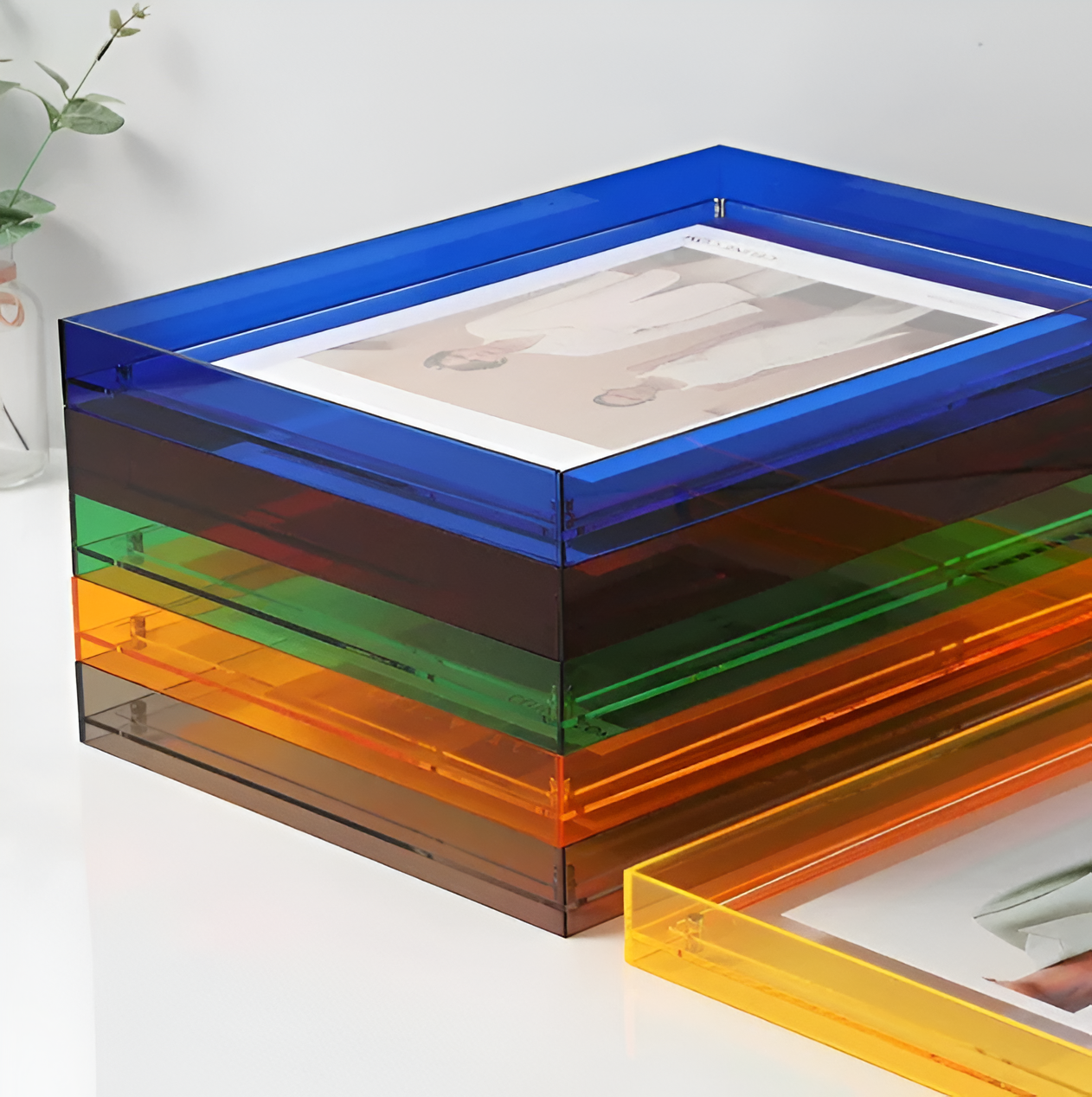 RectaCryl Bilderrahmen - Moderner, Minimalistischer Acryl Bilderrahmen