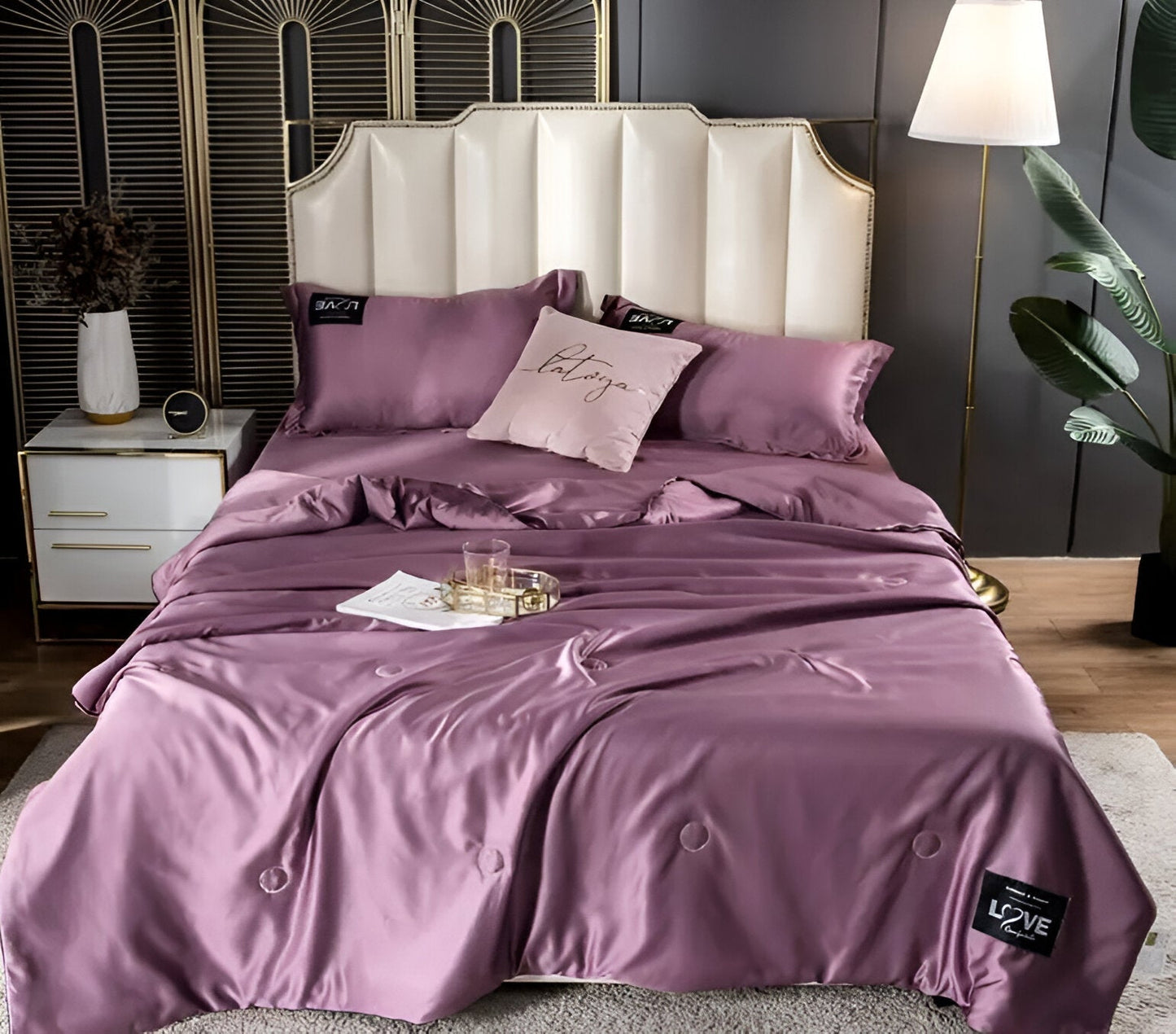 SilkyDream – Luxus Seidenbettdecke für Komfort in allen vier Jahreszeiten